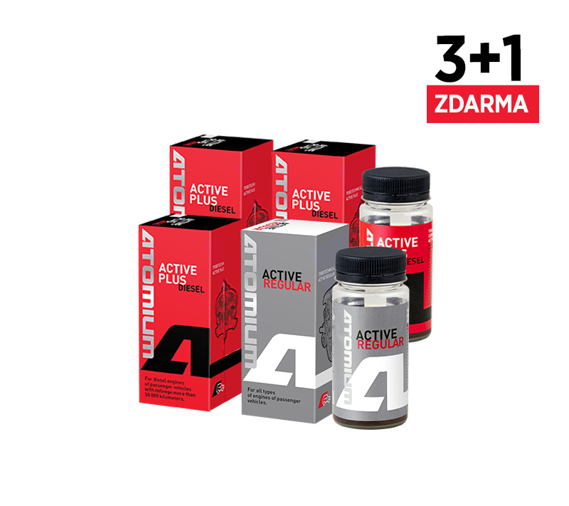 Sada aditiv - Atomium Active Diesel Plus 3x90 ml + Atomium Active Regular 100 ml