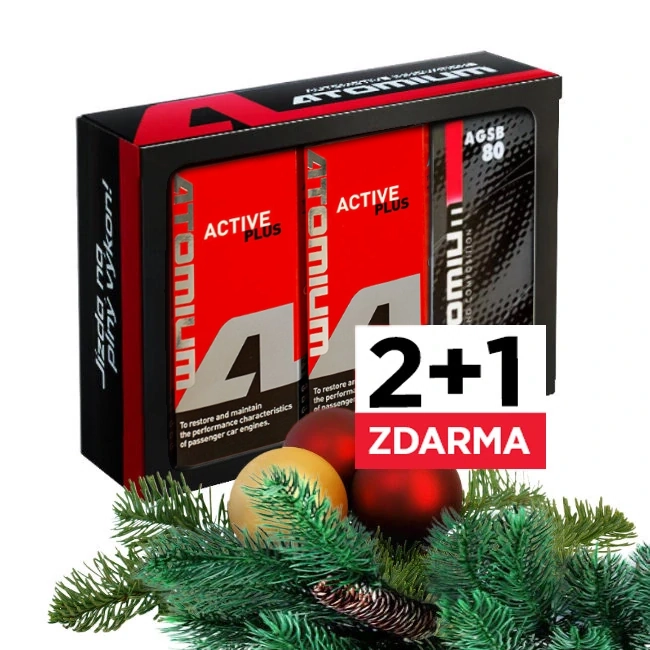 Atomium Active Plus 90 ml 2x + zdarma Atomium AGSB 80 ml