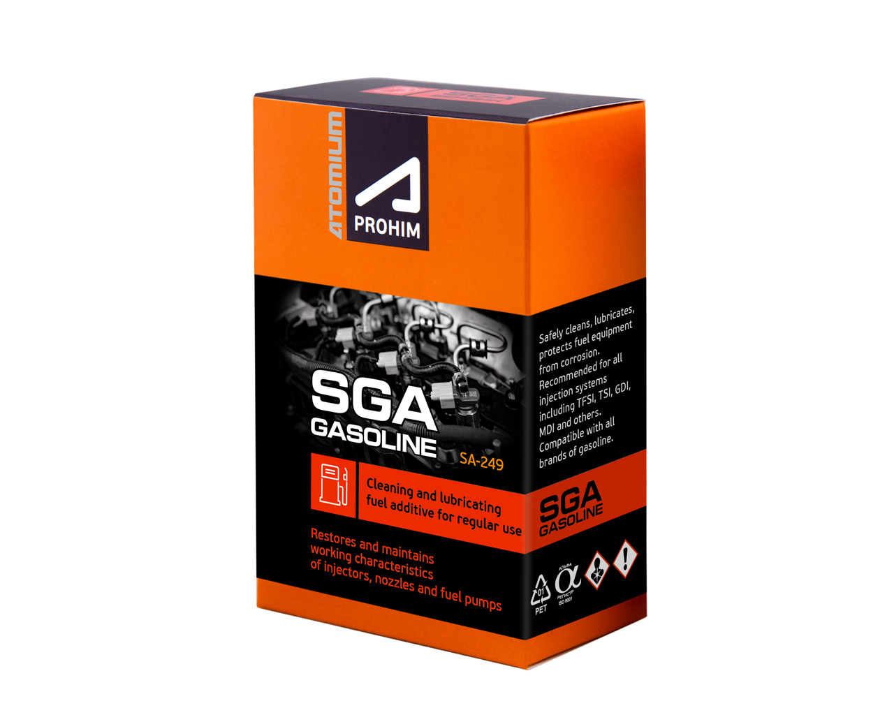 Atomium A-prohim ™ SGA Čisticí přísada do paliva pro benzínové motory, 100ml